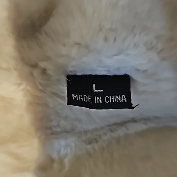 Leather Sherpa Jackets, Womens Large, Camel Color - Picture 11 of 14